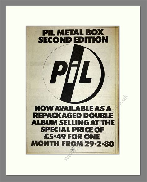 pil metal box value|pil second edition.